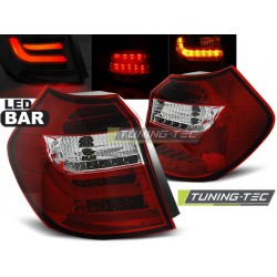 BMW E87/E81 04-07 - zadní LED světla červeno bílá LED BAR