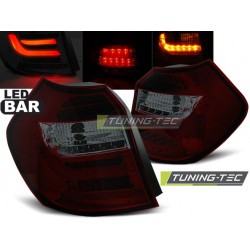 BMW E87/E81 04-07 - zadní LED světla červeno kouřová LED BAR