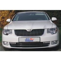 Škoda Superb II - Moduly LEDay Flex Hella - denní světla