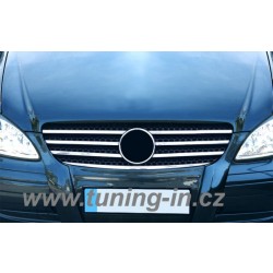 Mercedes Benz Vito / Viano W639 04- Nerez chrom lišty přední masky - OMSA LINE