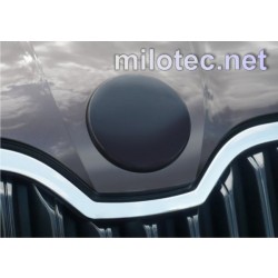 Škoda Superb II - Kryt emblému přední / zadní, ABS černá metalíza