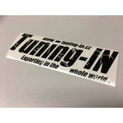 Nálepka Tuning-IN barva černá
