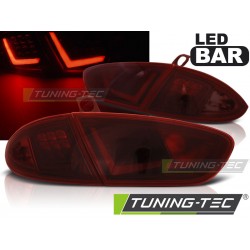 SEAT LEON 09-12 - zadní LED světla červeno kouřová LED BAR