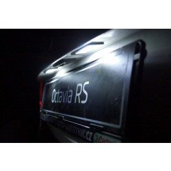 Škoda Octavia III - LED osvětlení SPZ