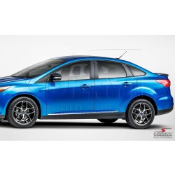 Nerez + ABS lišty dveří Ford Focus III Sedan