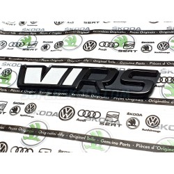 Škoda Auto - logo masky RS230 v barvě black magic s bílým reflexem 126mm x 26mm