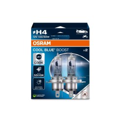 OSRAM COOL BLUE BOOST autožárovky H4 - Hyper bílé světlo 5500 K, 2 ks v balení