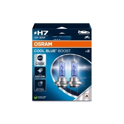 OSRAM COOL BLUE BOOST autožárovky H7 - Hyper bílé světlo 5500 K, 2 ks v balení