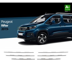 Nerez lišty masky Peugeot Rifter