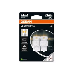 OSRAM LED autožárovky LEDriving SL W21W, oranžová