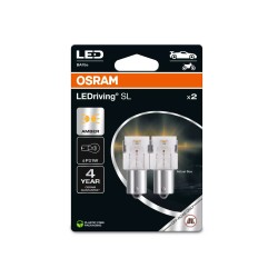 OSRAM LED autožárovky LEDriving SL BA15s, oranžová