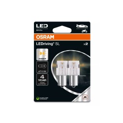 OSRAM LED autožárovky LEDriving SL PY21W, BAU15s oranžová