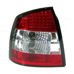 Zadní čiré lampy Opel Astra G 3/5d  LED červeno/krystalové
