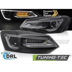 Volkswagen Polo V 2009-2017 - Přední LED světla černá