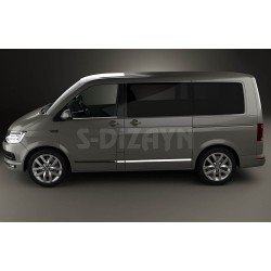 Nerez lišty spodní hrany oken dveří Volkswagen Transporter T6