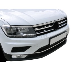 Nerez chrom lišty přední masky a světel Volkswagen Tiguan II