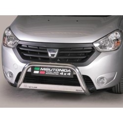 Dacia Dokker nerezový přední ochranný rám 63mm