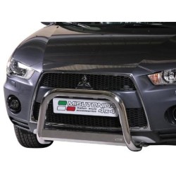 Mitsubishi Outlander II FL nerezový přední ochranný rám 63mm