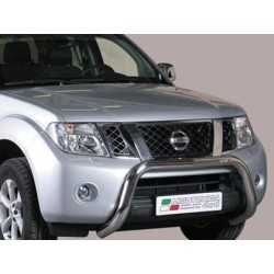 Nissan Navara II FL nerezový přední ochranný rám 76mm