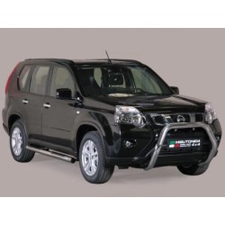 Nissan X-Trail II FL nerezový přední ochranný rám 76mm