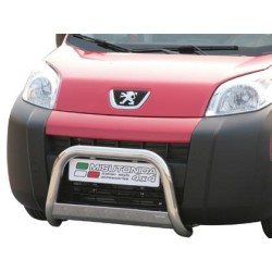 Peugeot Bipper nerezový přední ochranný rám 63mm