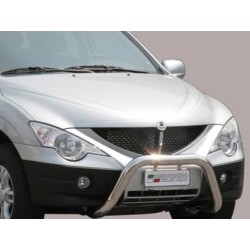 SsangYong Actyon Sports nerezový přední ochranný rám 76mm