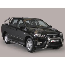 SsangYong Actyon Sports FL nerezový přední ochranný rám 76mm
