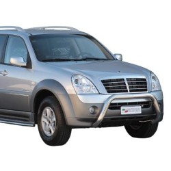 SsangYong Rexton II nerezový přední ochranný rám 76mm