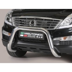 SsangYong Rexton W nerezový přední ochranný rám 76mm