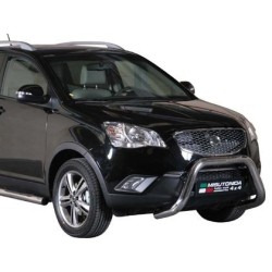 SsangYong Korando III nerezový přední ochranný rám 76mm