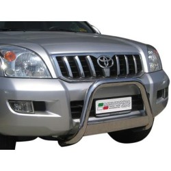 Toyota Land Cruiser KDJ 120/125 nerezový přední ochranný rám 63mm