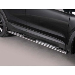 Nerez boční designové nášlapy Hyundai Santa Fe III