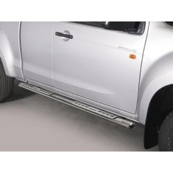 Nerez boční designové nášlapy Isuzu D-Max II, Space Cab