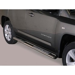 Nerez boční designové nášlapy JEEP Compass