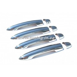 Renault Megane Scenic II 03+ nerez chrom kryty klik - OMSA LINE