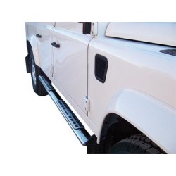 Nerez boční designové nášlapy Land Rover Defender 90