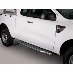 Boční nerezové nášlapy Ford Ranger, Super Cab