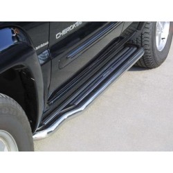 Boční nerezové nášlapy Jeep Cherokee