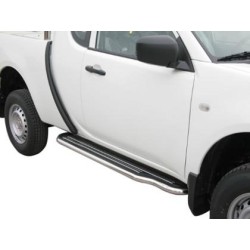 Boční nerezové nášlapy Mitsubishi L200 IV FL, Club Cab