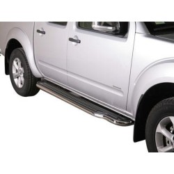 Boční nerezové nášlapy Nissan Navara II FL