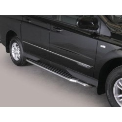 Boční nerezové nášlapy SsangYong Actyon Sports
