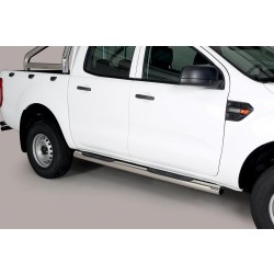 Nerez boční nášlapy se stupátky Ford Ranger / Ranger II P703 double cab