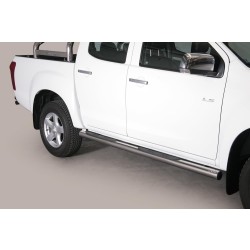 Nerez boční nášlapy se stupátky Isuzu D-Max double cab II