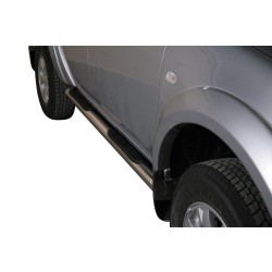Nerez boční nášlapy se stupátky Mitsubishi L200 Double Cab III