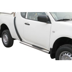 Nerez boční nášlapy se stupátky Mitsubishi L200 Club Cab