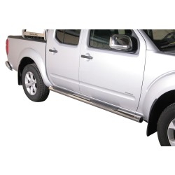 Nerez boční nášlapy se stupátky Nissan Pick Up Navara doublecab II