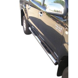 Nerez boční nášlapy se stupátky Toyota HiLux double cab