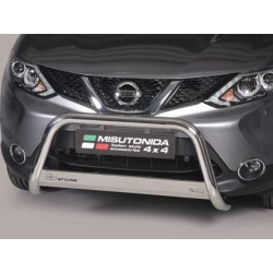 Nissan Qashqai II nerezový přední ochranný rám 63mm