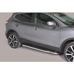 Boční nerezové nášlapy Nissan Qashqai II