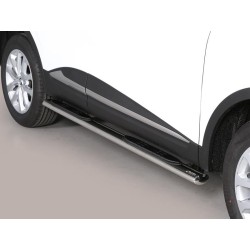 oválné boční nášlapy Misutonida se stupátky pro Renault Kadjar, od r.v. 2015- , nerezové, 95x60mm